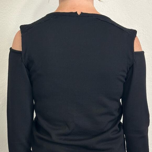 Piece D’Anarchive Wool Sweater size XS Midnight Blue Removable Sleeves Rare - Picture 8 of 14